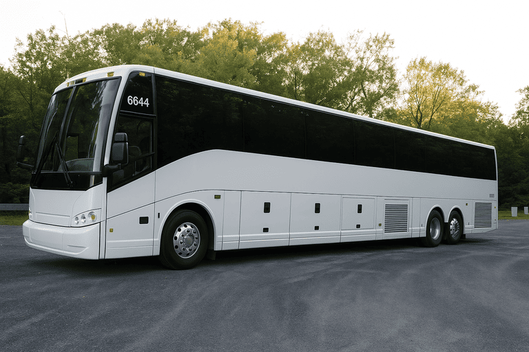 exterior of Folsom Coach Bus Service coach bus