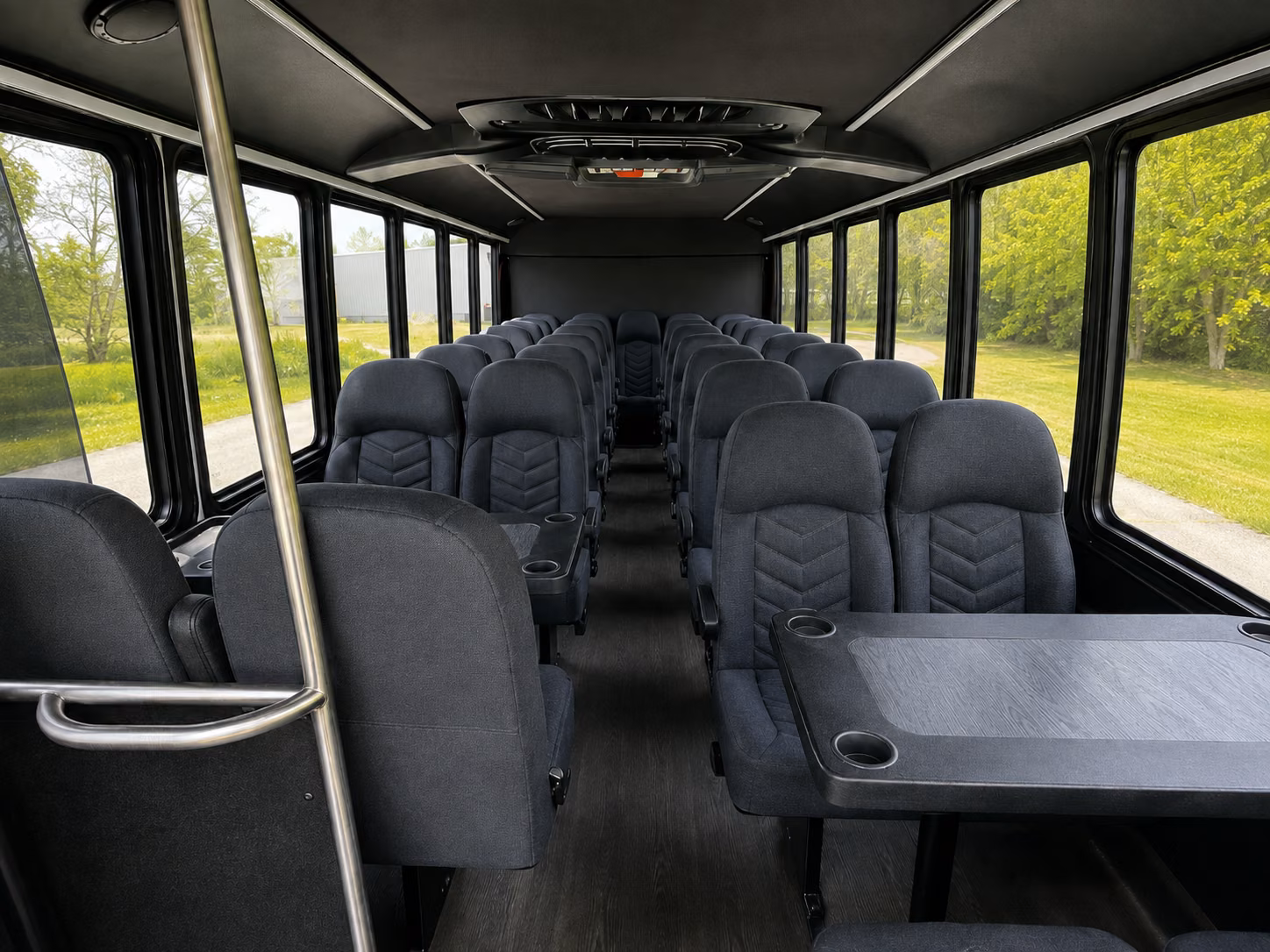 folsom 20 passenger minibus interior