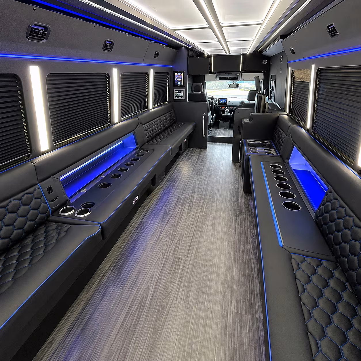 folsom party bus inside