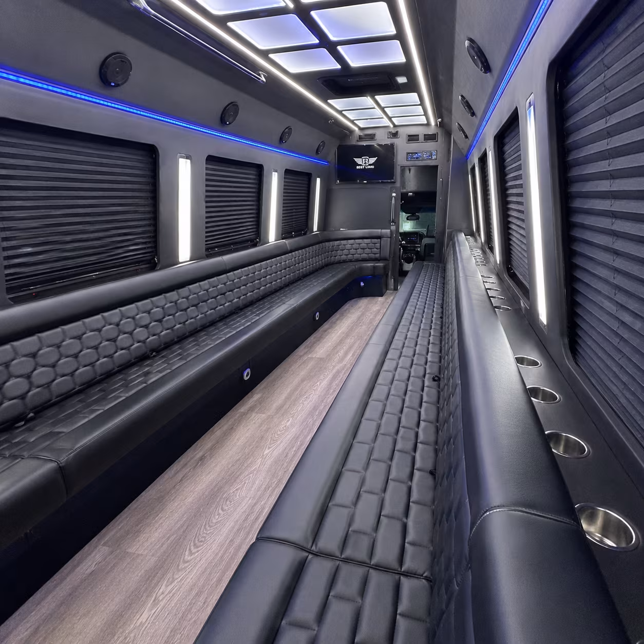 folsom party bus interior