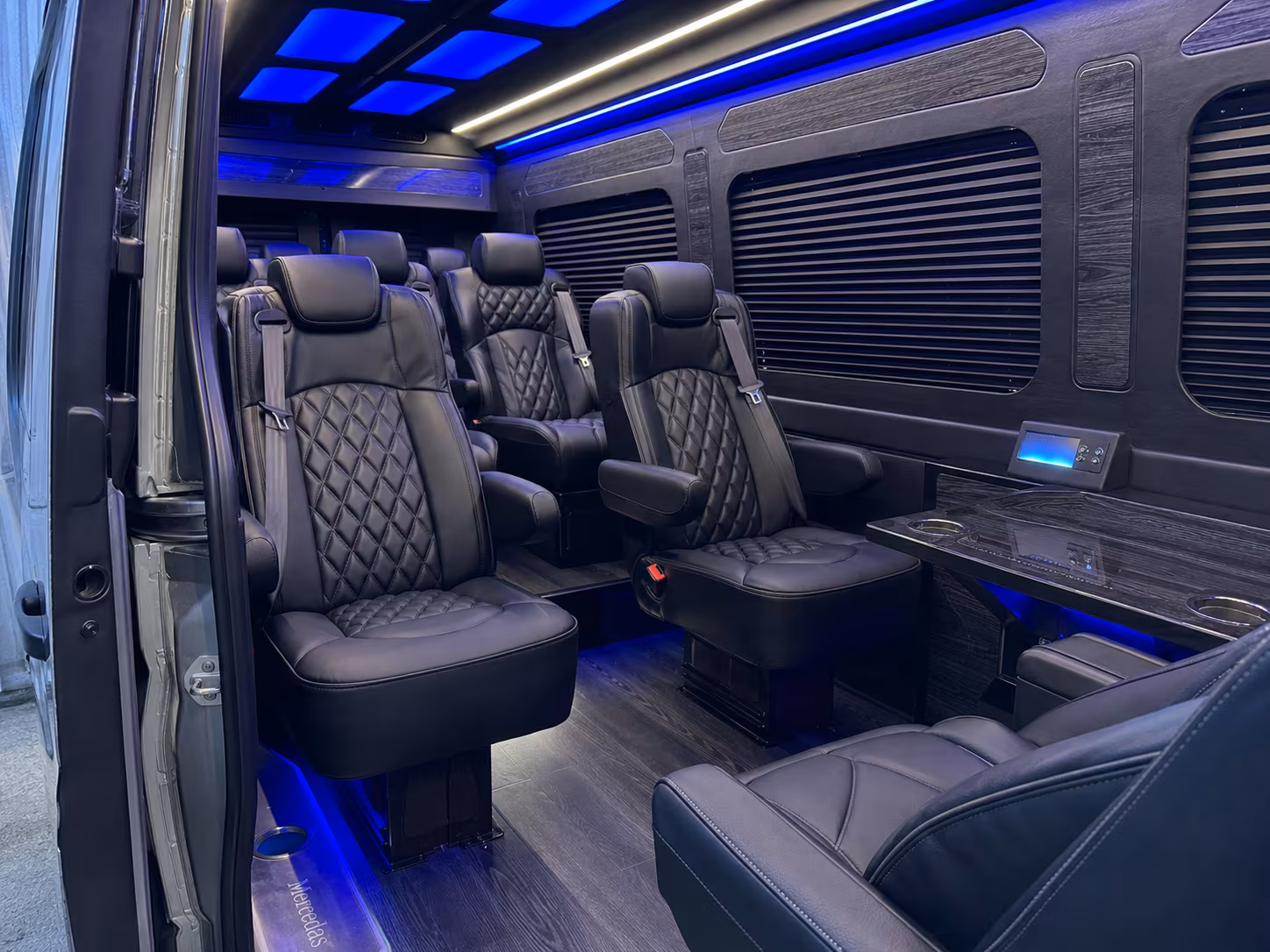 sprinter van transportation for groups and events across folsom